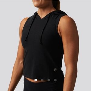 Born Primitive Good Vibes Cropped Tank Medium Black